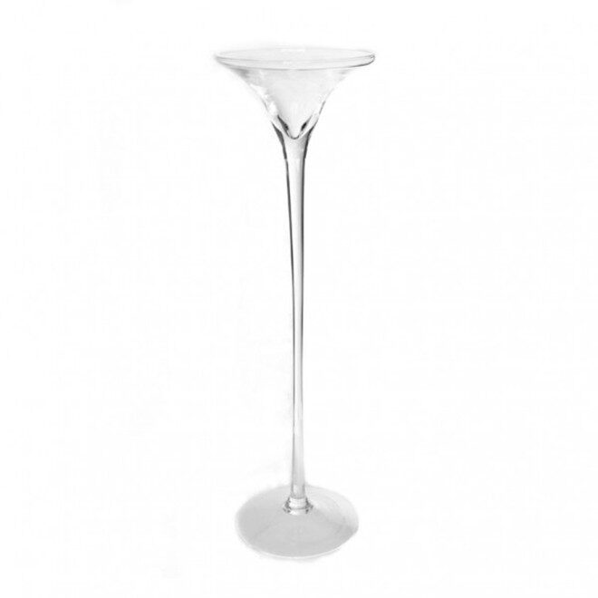 Bérelhető martinis váza asztaldekorácóhoz 50cm magas