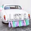 Mix esküvői dekor csomag menyasszonyi autóra
