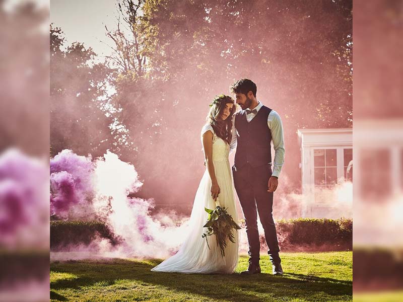 Füstbomba esküvői fotózáshoz több színben