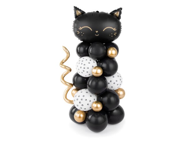Lufi girland fekete cica formában