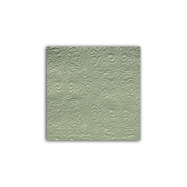 Dombornyomott mintás papír szalvéta 20 db-os csomagban - Vintage zöld