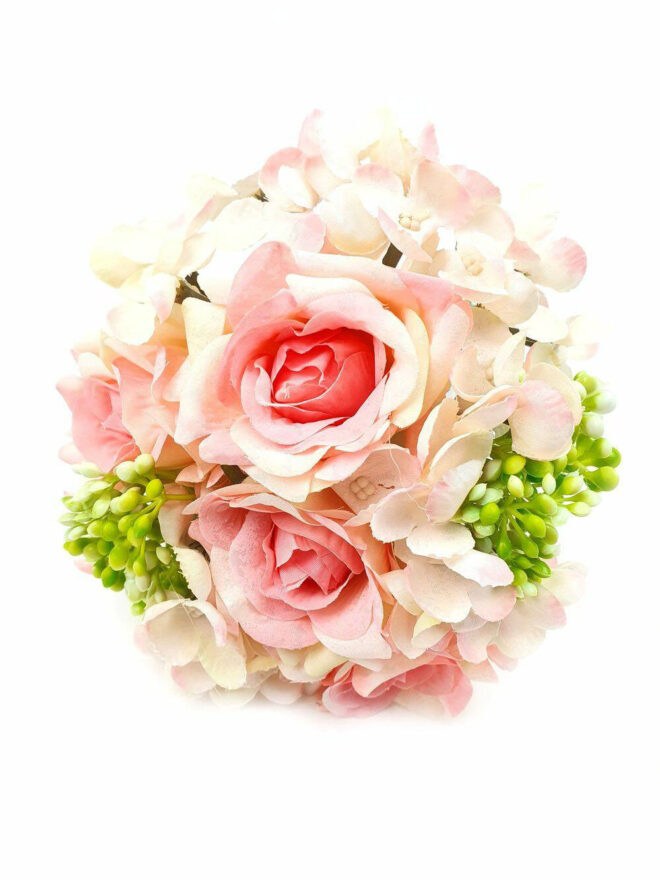 Rózsa-hortenzia csokor - Rózsaszín