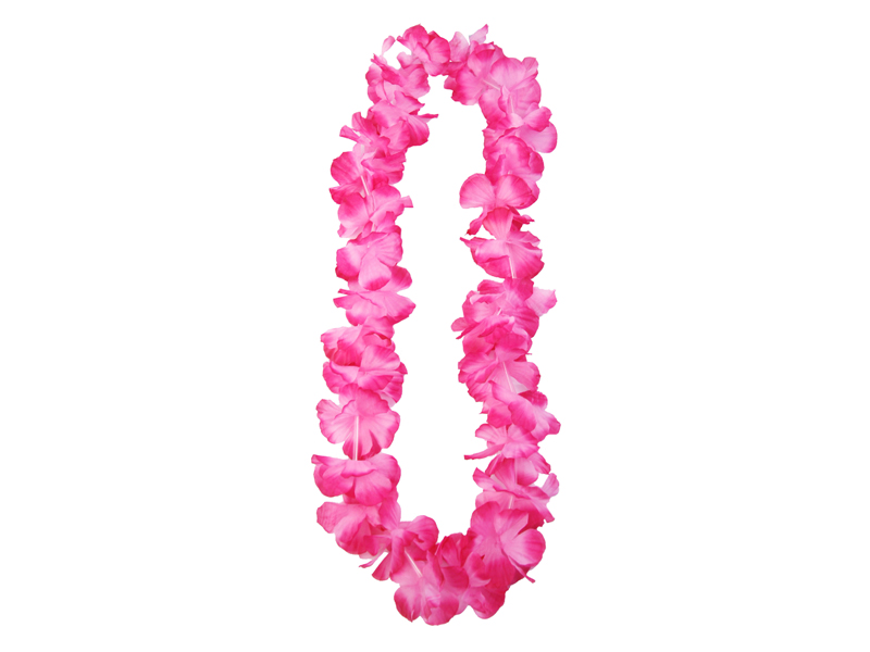 Hawaii virágfüzér rózsaszín színben 1m 