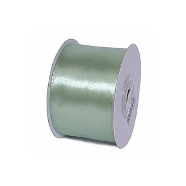 Vintage zöld méretre vágható szatén szalag 5cm-es szélességben és 22 méter hosszúságban